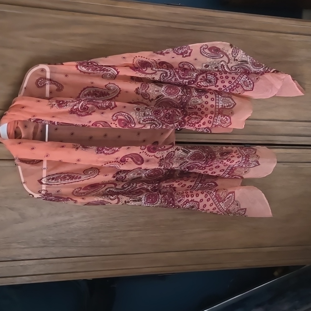 Karma scarf, very long, slight run in one part